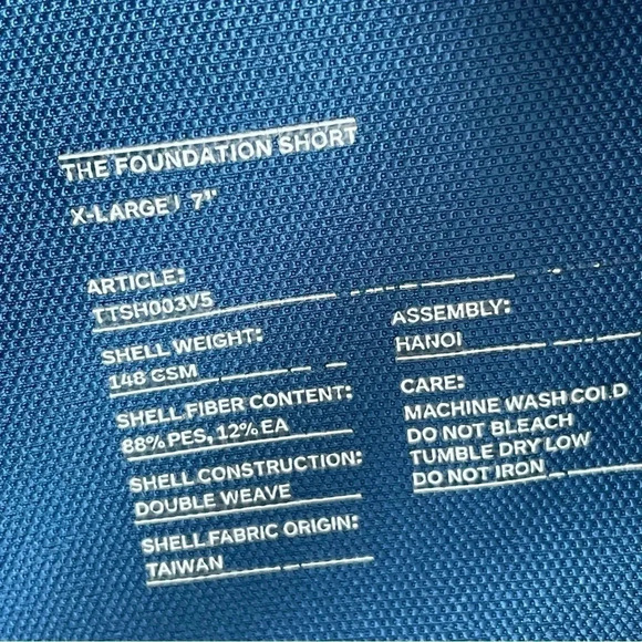 Ten Thousand the Foundation Short Mens Size XL blue 1517 - Picture 3 of 9